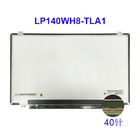 چین LVDS 40 پین 14 اینچ صفحه نمایش HD ال سی دی Lp140wh8 Tla1 1366x768 برای لپ تاپ ال جی شرکت